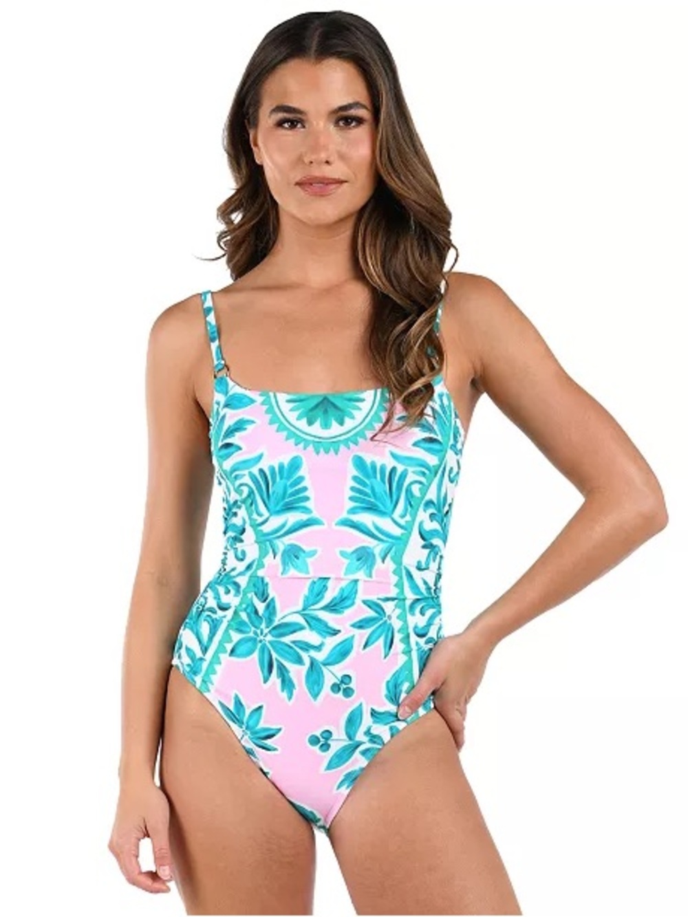 La Blanca Women's Opulent Palm One-Piece Swimsuit